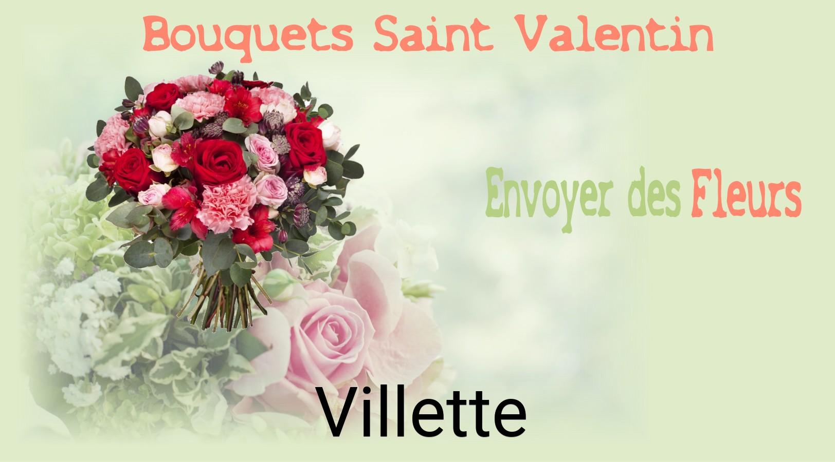 Roses de Saint-Valentin livrées à Villette